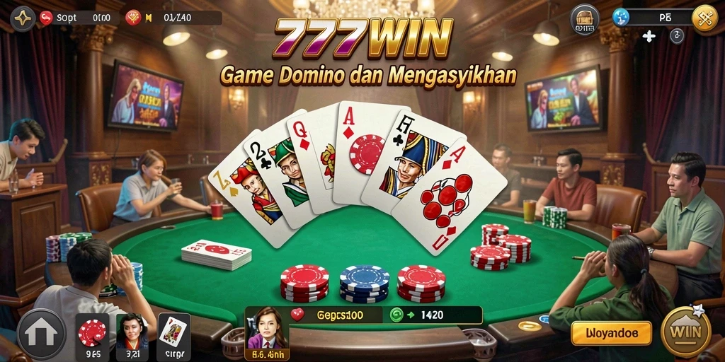 Tampilan gameplay seru di 777WIN dengan pemain aktif.