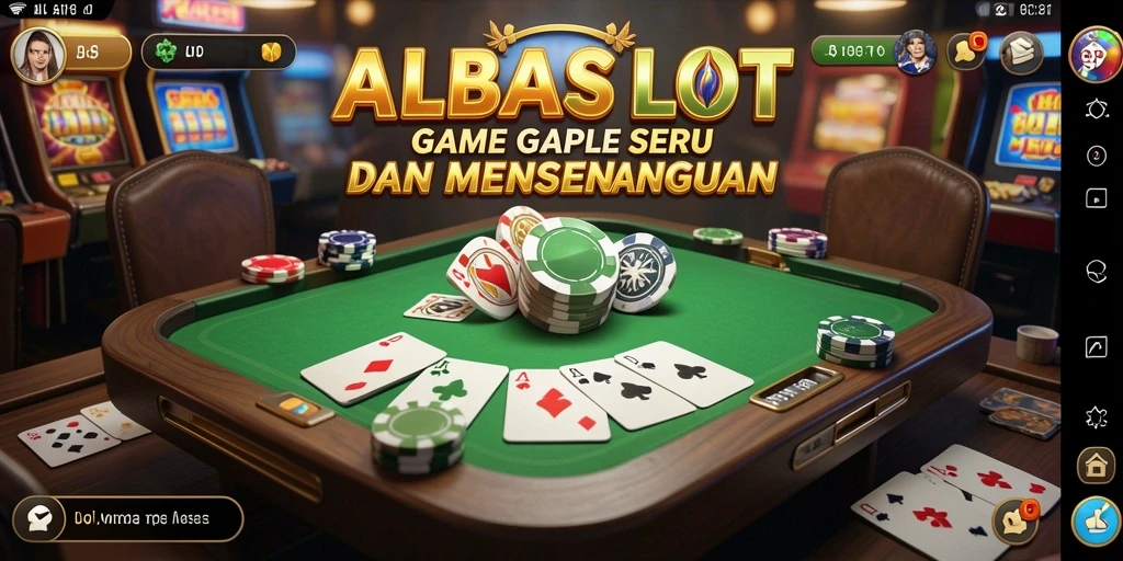 Screenshot gameplay Gaple yang seru di ALBASLOT.