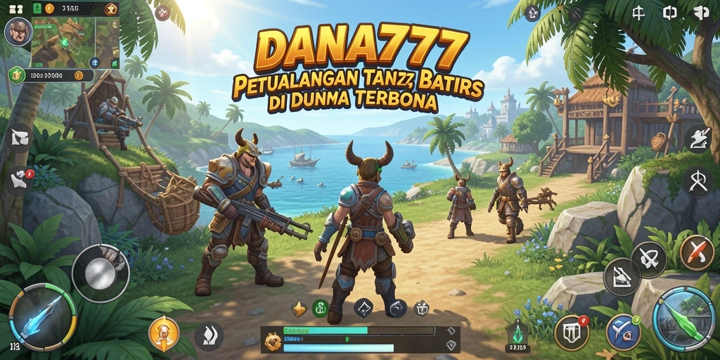 Screenshot DANA777 menampilkan pemain menjelajahi dunia terbuka yang luas.