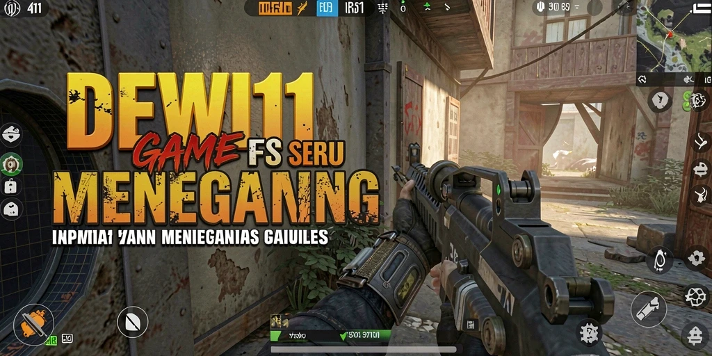Gameplay seru dalam DEWI11 dengan aksi tembak-menembak mendebarkan.