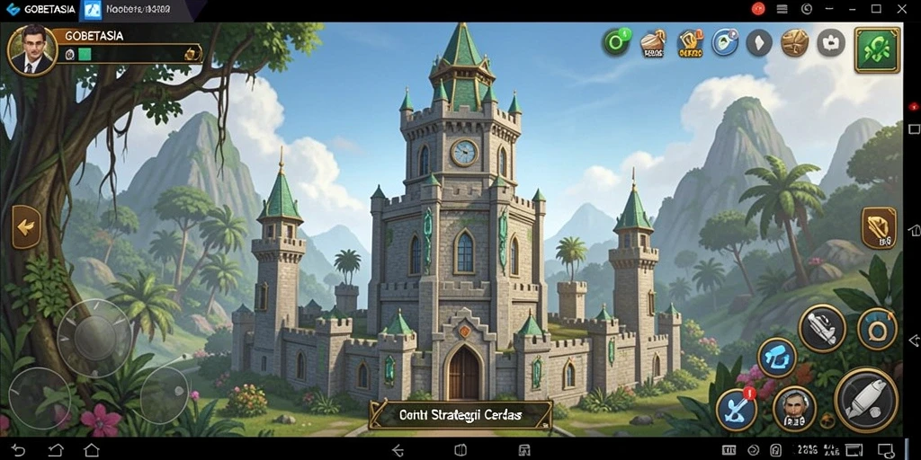 Gameplay GOBETASIA menampilkan pertahanan menara yang menarik dan strategis.