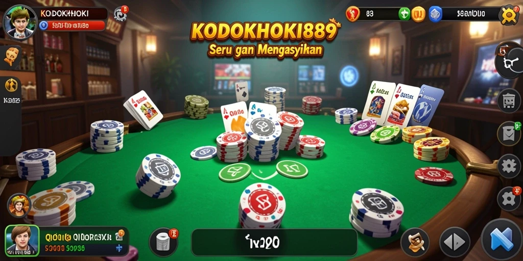 Tampilan menarik dari gameplay QiuQiu di KODOKHOKI889.