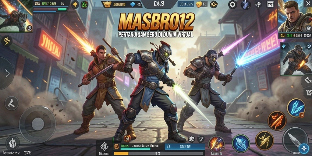 Tampilan menarik dari aksi pertarungan di MASBRO12.