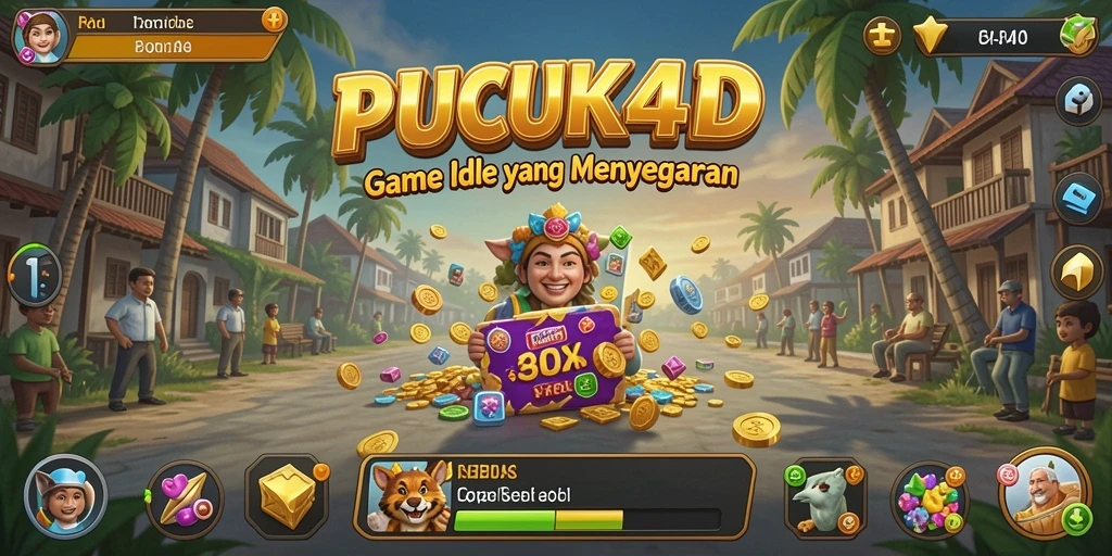 Screenshot gameplay PUCUK4D menampilkan momen seru dalam permainan Idle.