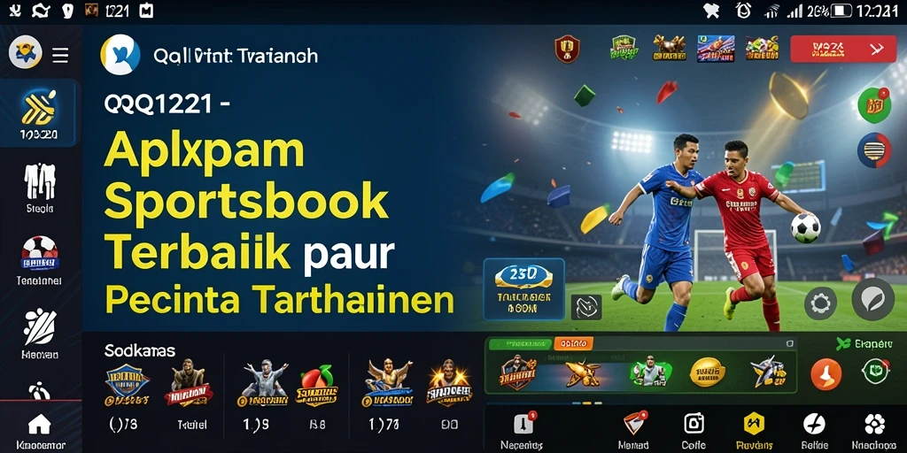 Screenshot QQ1221 menampilkan antarmuka taruhan olahraga yang menarik.