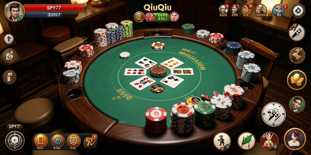Gameplay seru QiuQiu di SPY77 yang penuh tantangan.