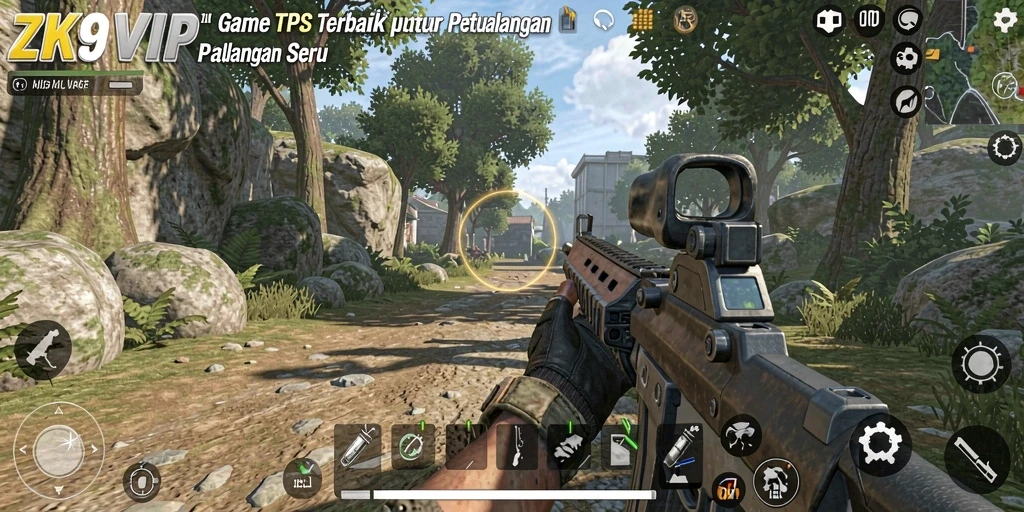 Tangkapan layar dari gameplay seru ZK9VIP yang penuh aksi.